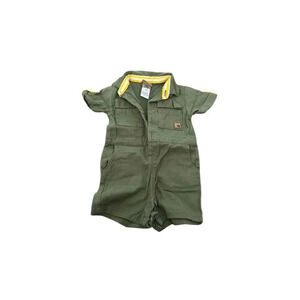 Mario Lopez Baby Unisex Olive Green Jumpsuit Romper Size 12M